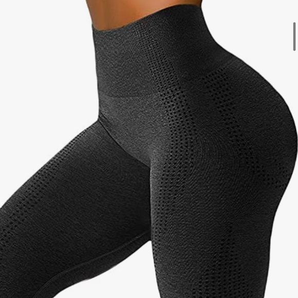 Compression sculpting high waist tummy smoothing leggings work out tights Amazon - Picture 3 of 10